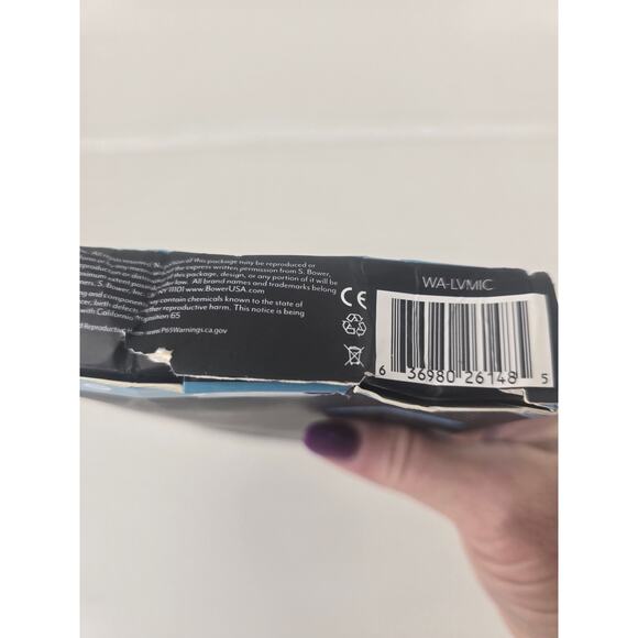 Bower Lavalier Microphone for Smartphones & Tablets WA-LVMIC New Open Box - Picture 3 of 4